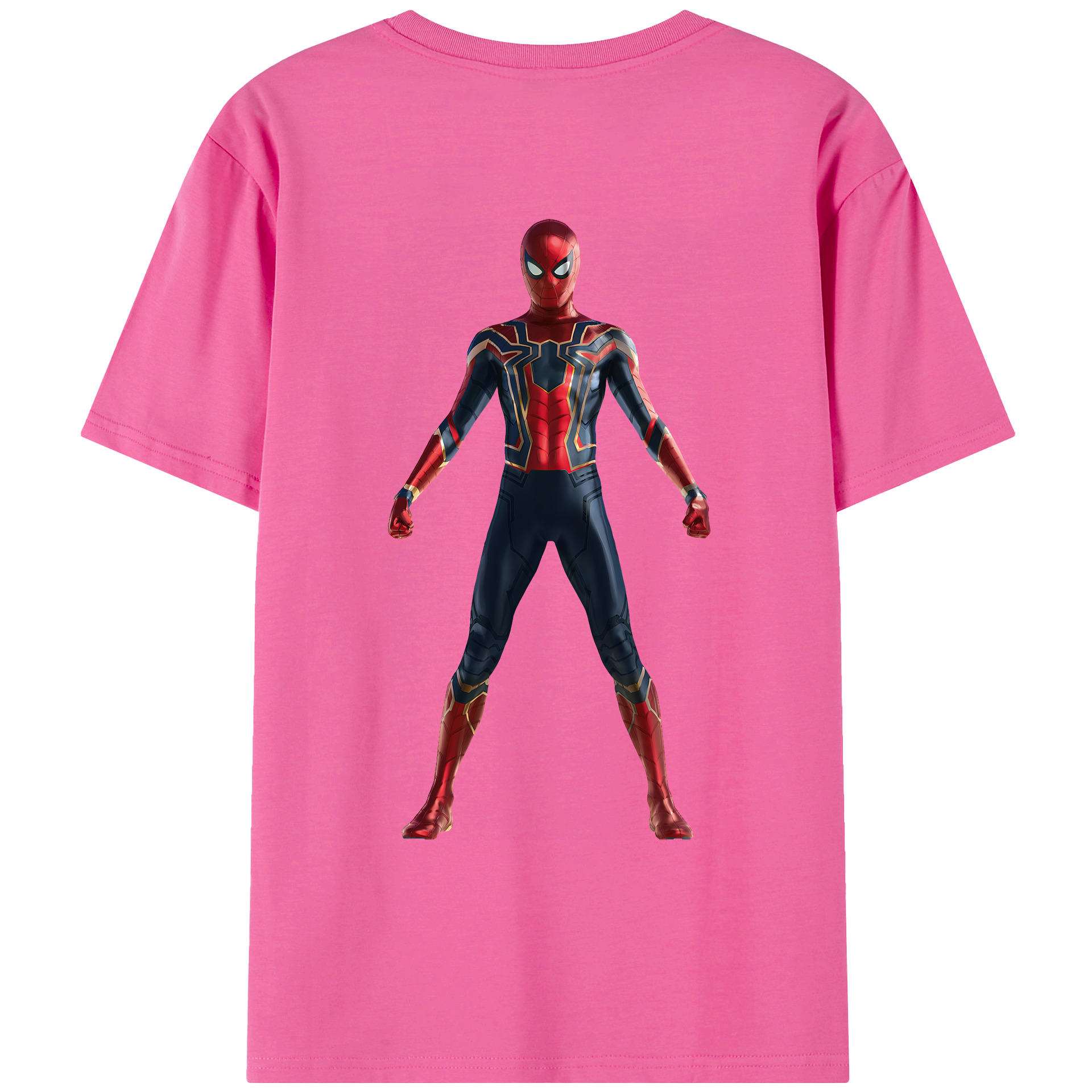 （画像用） Spider Man スパイダーマン レディース半袖Tシャツ(バックプリント)